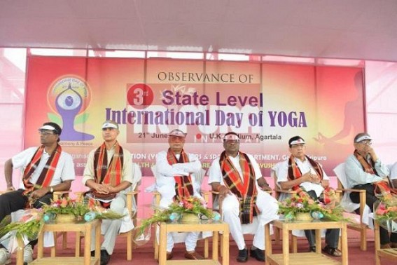 Yoga should more popularized : Tripura Govt Yoga should more popularized : Tripura Govt